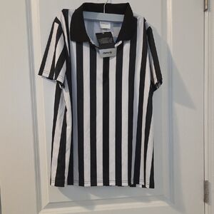Cherokee Kids Polo Shirt - Black and White Stripes
